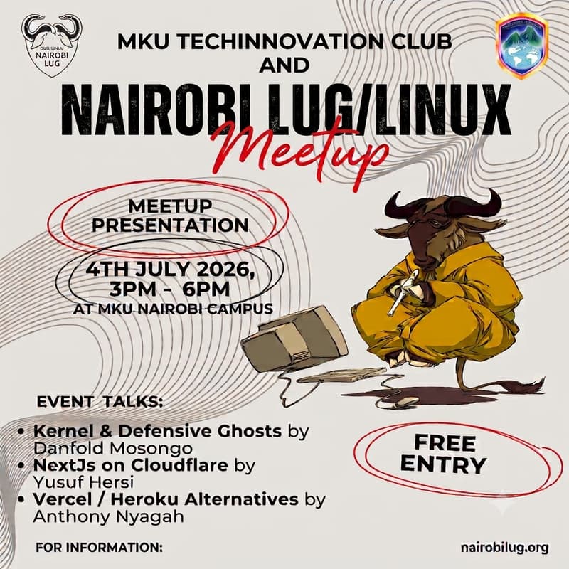 Cover Image for Nairobi GNU/Linux User Group - July Meetup