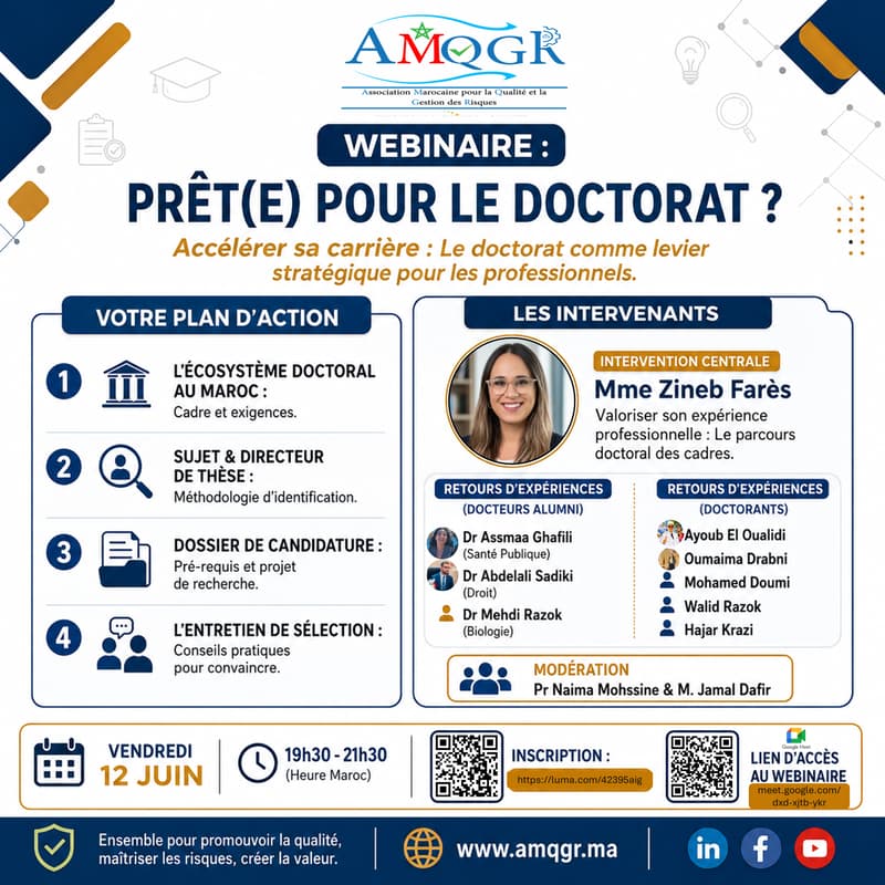 Cover Image for Préparer son inscription en doctorat avec AMQGR