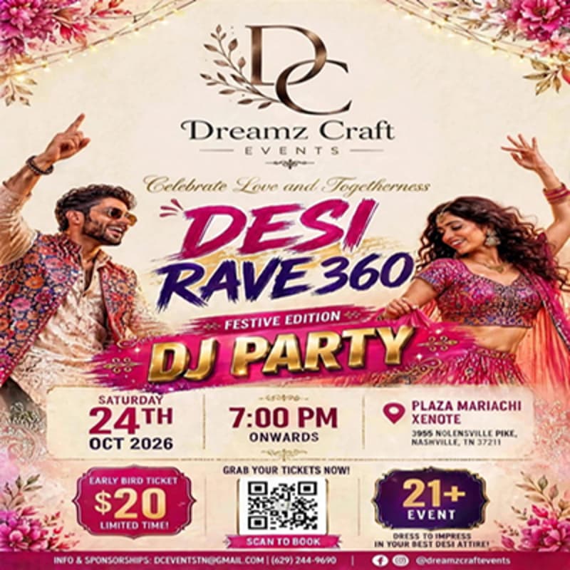 Cover Image for DESI RAVE 360 DJ PARTY