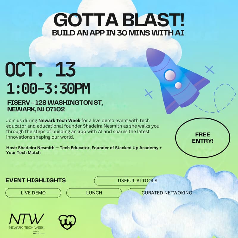 Cover Image for Gotta Blast: Launch An App with AI in 30 mins