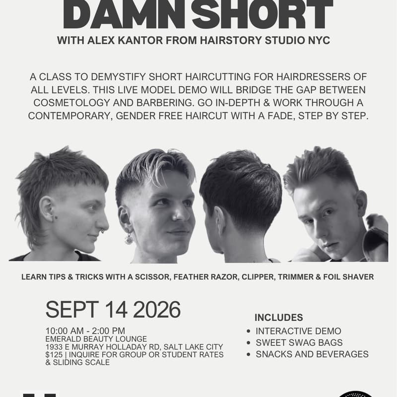 Cover Image for Damn Short @ Emerald Beauty Lounge