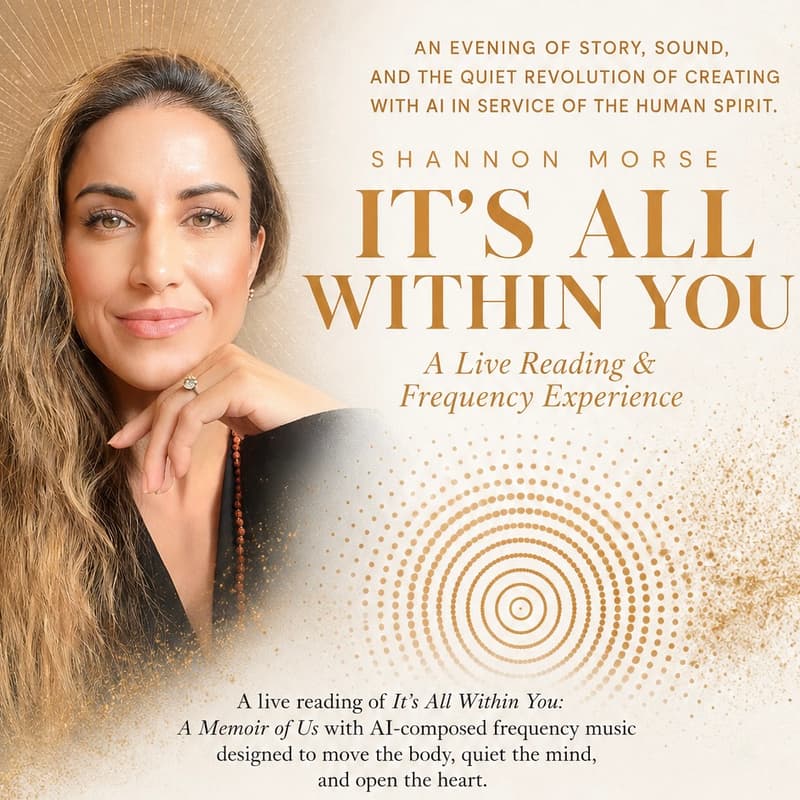 Cover Image for It's All Within You: A Live Reading & Frequency Experience