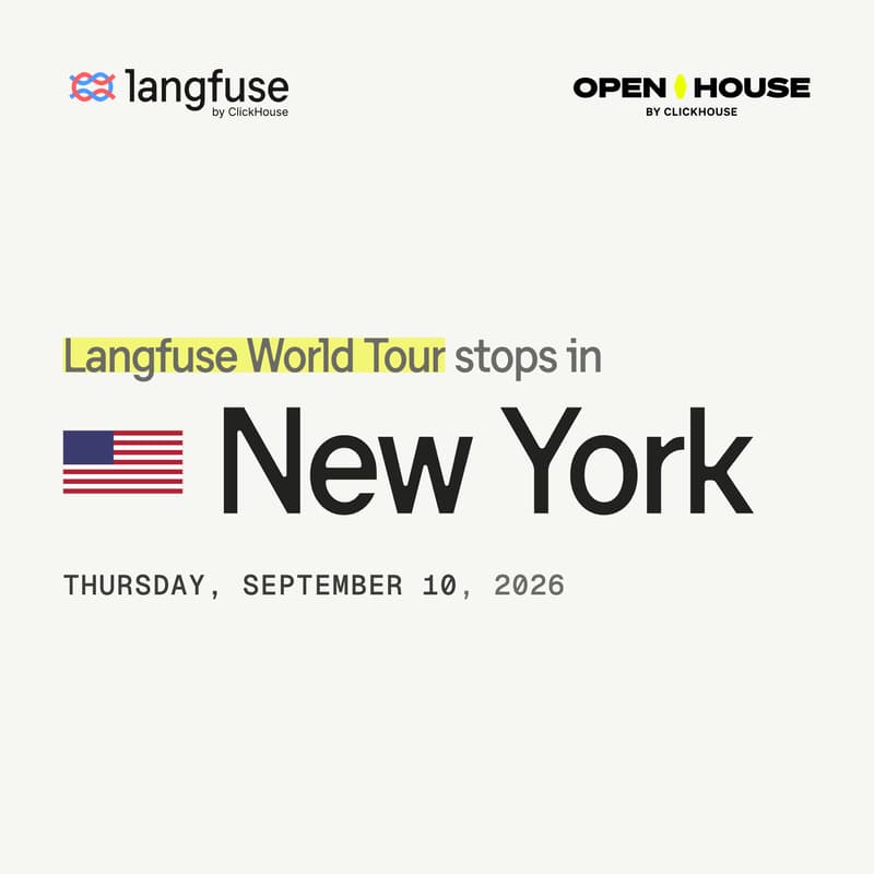 Cover Image for Langfuse @ Open House NYC