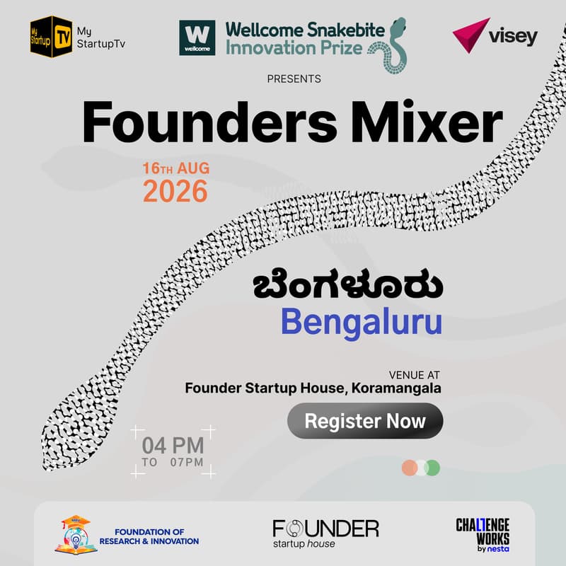 Cover Image for Founders Mixer: Bangalore