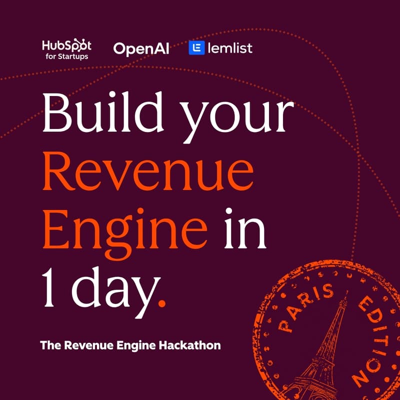 Cover Image for The Revenue Engine Hackathon: Paris Edition 🇫🇷