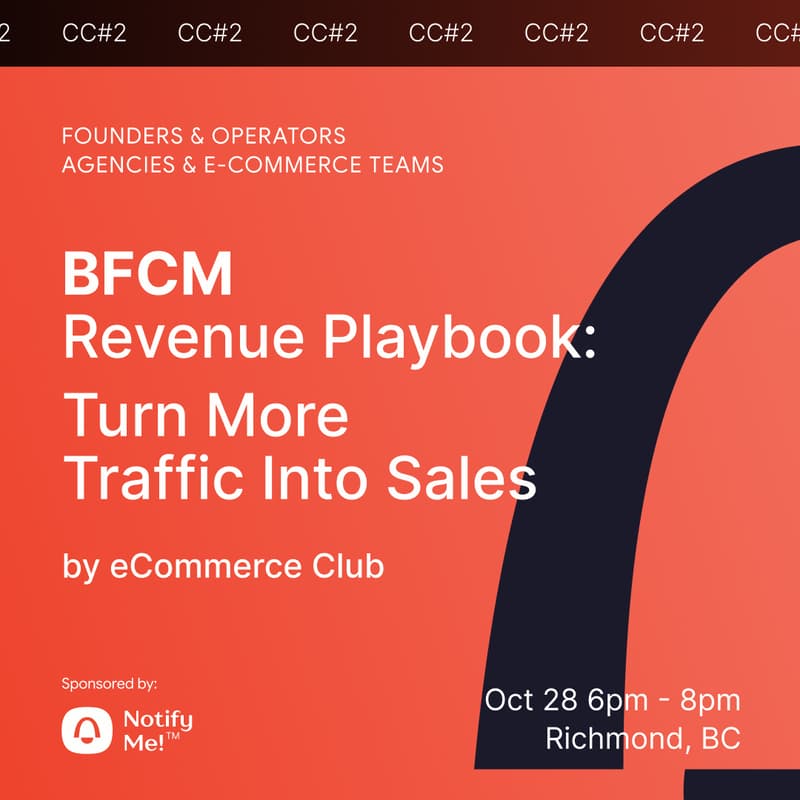 Cover Image for BFCM Revenue Playbook by eCommerce Club