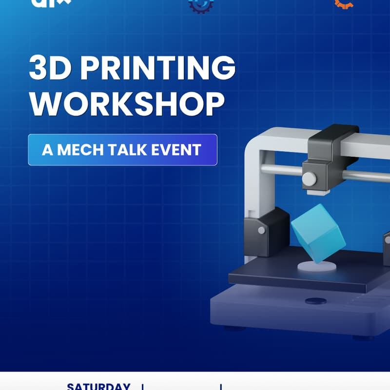Cover Image for 3D Printing workshop