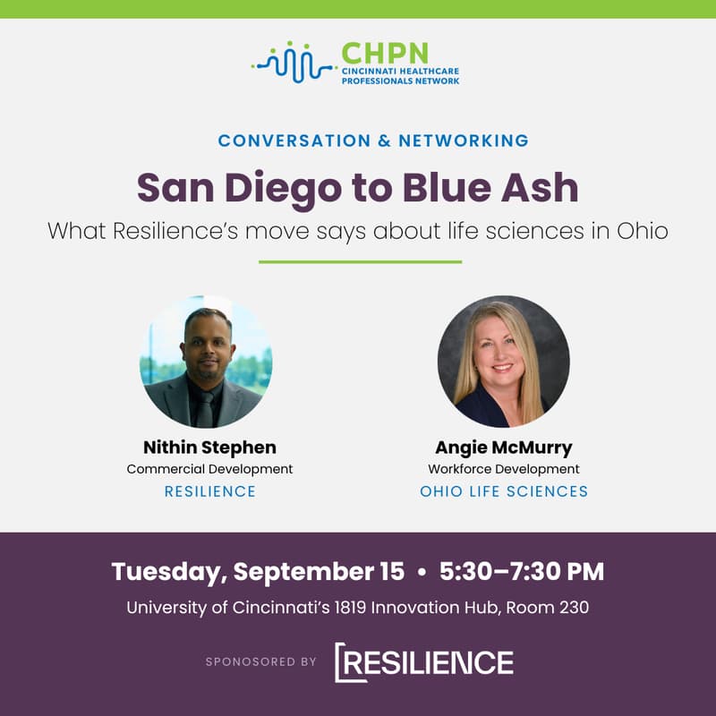 Cover Image for San Diego to Blue Ash: What Resilience's Move Says About Life Sciences in Ohio
