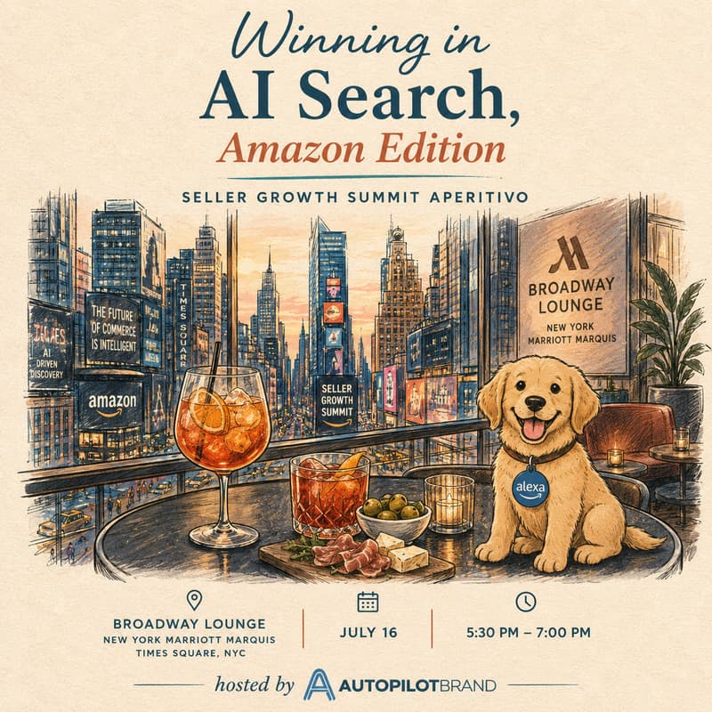 Cover Image for Aperitivo @ Marriott Marquis: Winning in AI Search, Amazon Edition