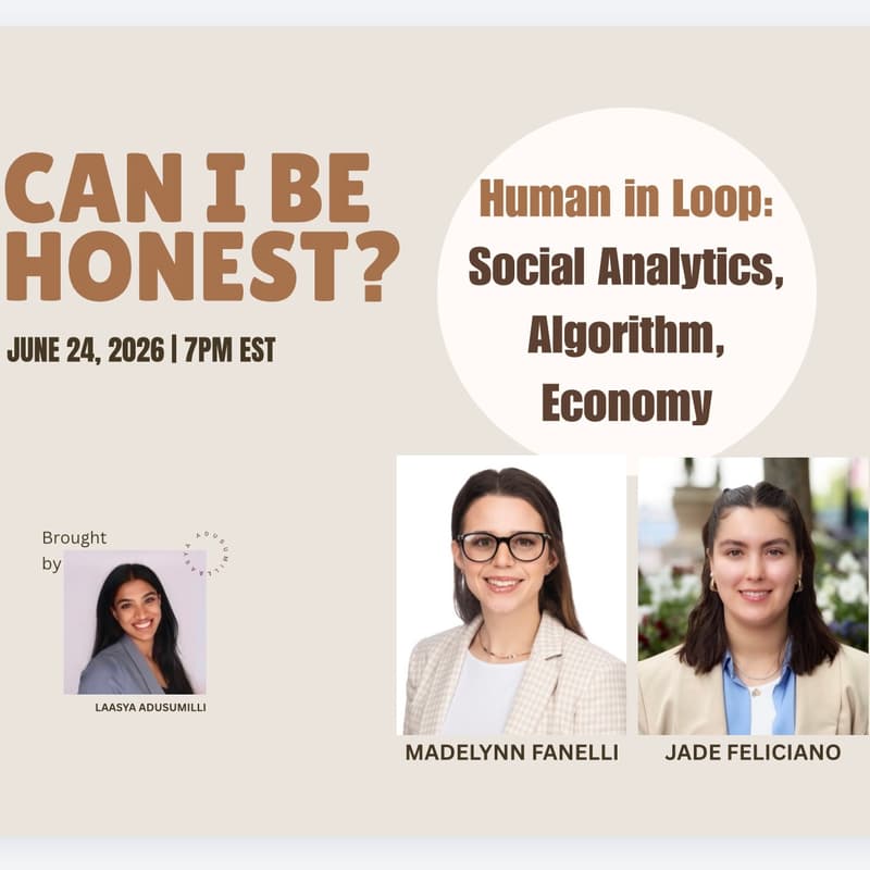 Cover Image for Human in Loop: Social Analytics, Algorithm, Economy
