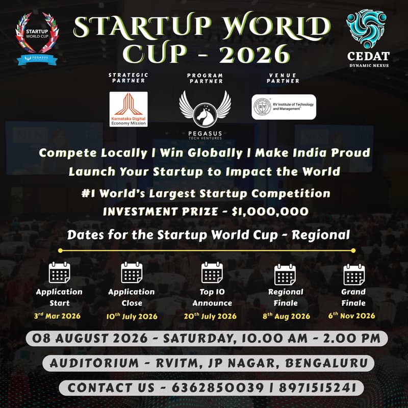 Cover Image for STARTUP WORLD CUP - 2026