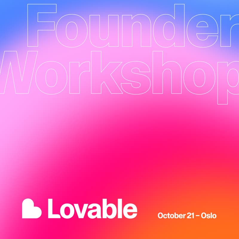 Cover Image for Hands on workshop: Build with Lovable
