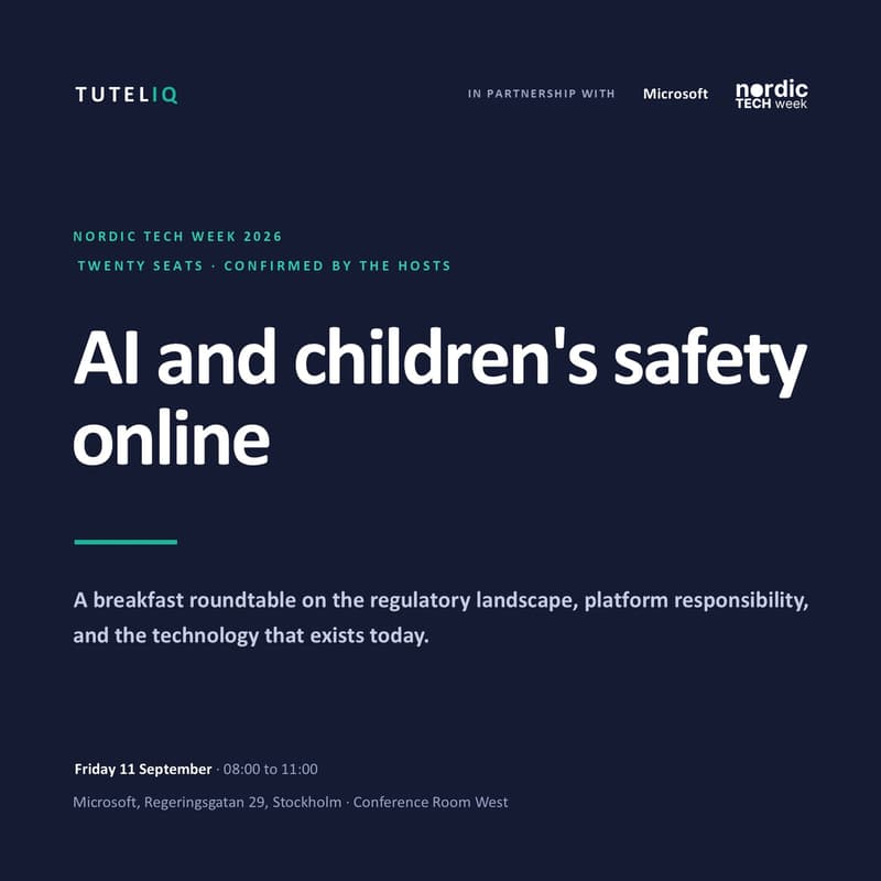 Cover Image for AI and Children's Safety Online: A Breakfast Roundtable
