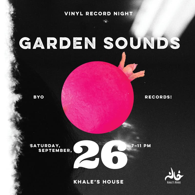 Cover Image for GARDEN SOUNDS - VINYL RECORD NIGHT