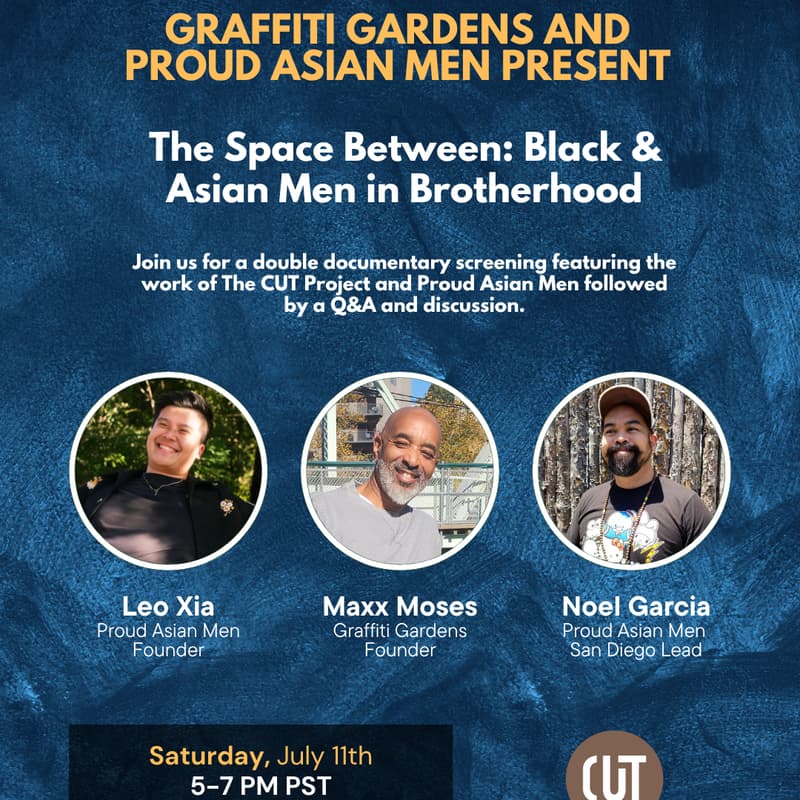 Cover Image for The Space Between: Black & Asian Men in Brotherhood Documentary Screenings & Discussion