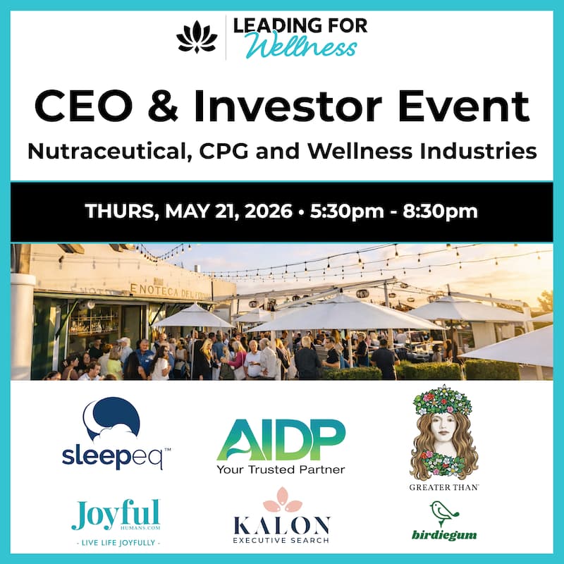 Cover Image for Leading For Wellness CEO & Investor Event