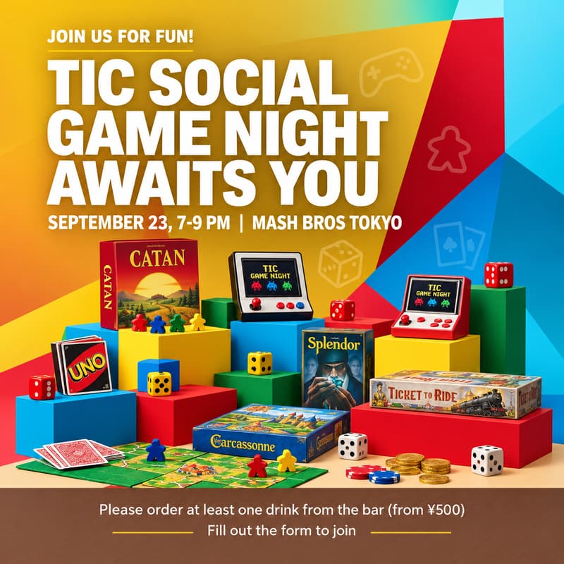 Cover Image for TIC Social Game Night