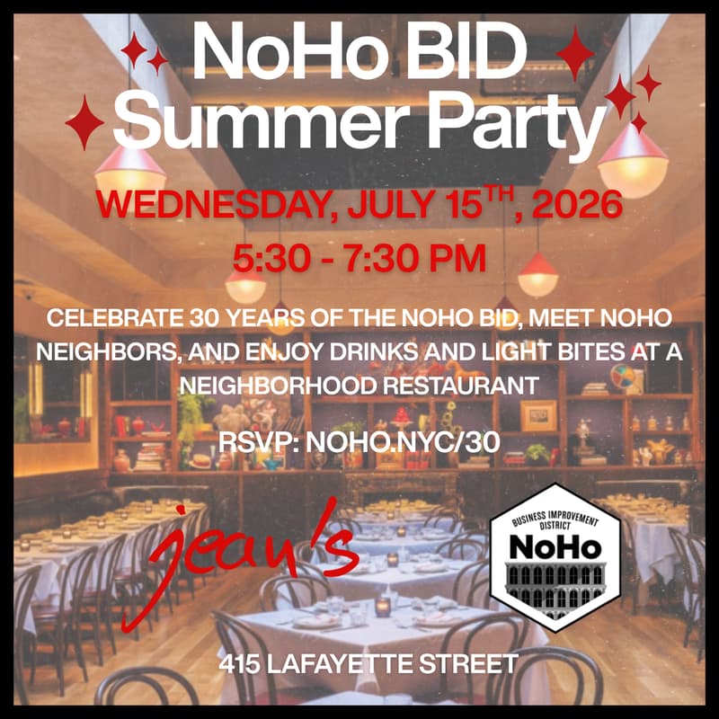Cover Image for NoHo Summer Party at Jean's