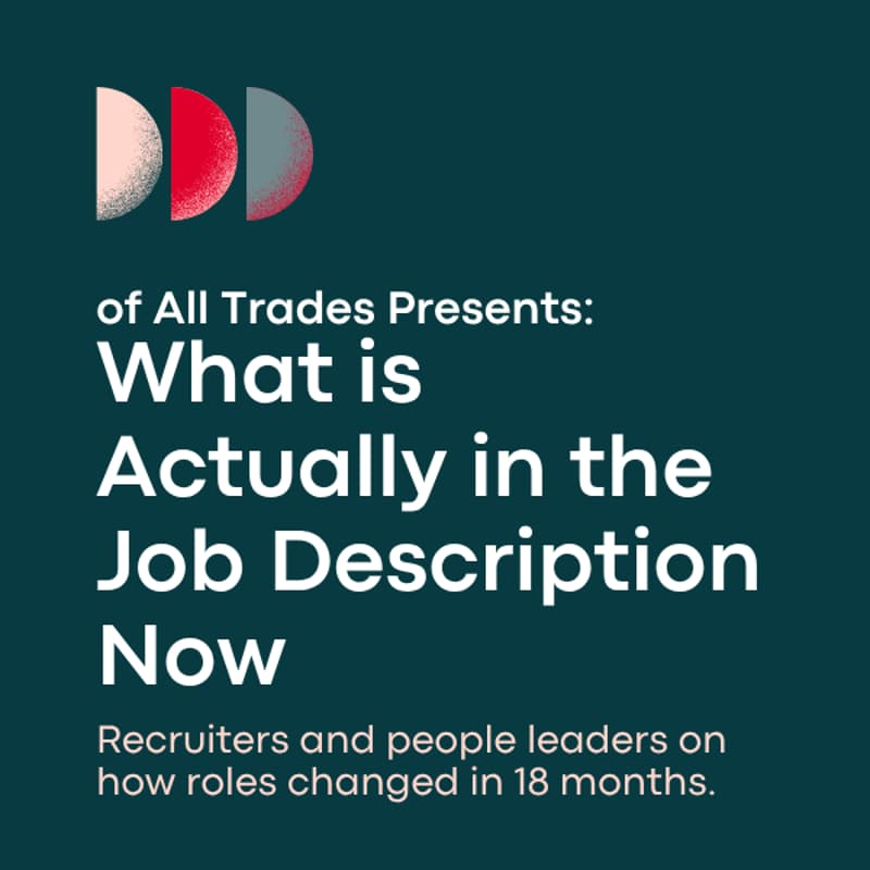Cover Image for [TBD] What is Actually in the Job Description Now
