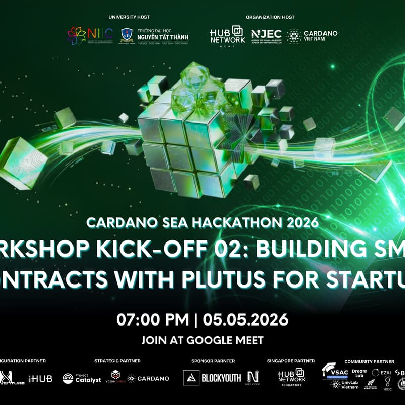 Cover Image for Workshop Kick-off 2 - Cardano SEA Hackathon 2026