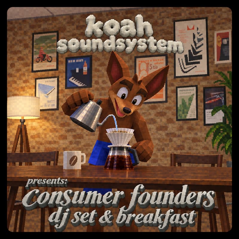 Cover Image for consumer founder dj set & breakfast