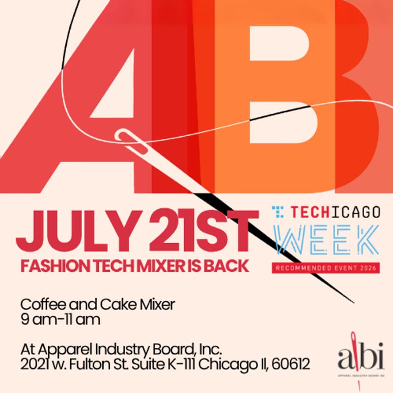 Cover Image for Chicago's Second Fashion Tech Meetup! Join us for Coffee & Cake at the AIBI Lab