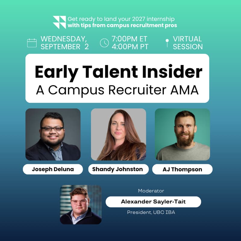 Cover Image for Early Talent Insider: A Campus Recruiter AMA