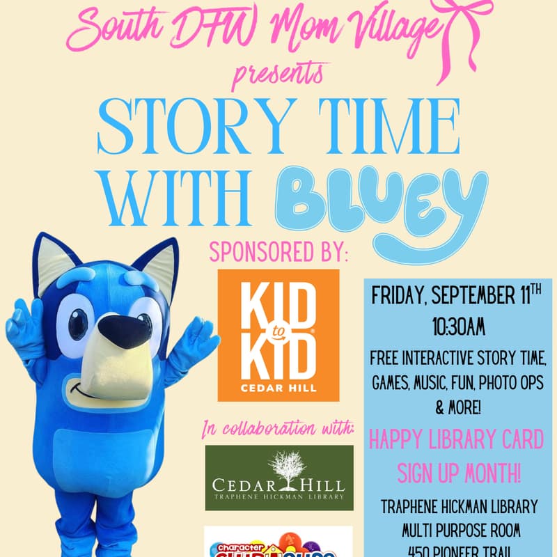 Cover Image for September 11th: Story Time With Bluey!