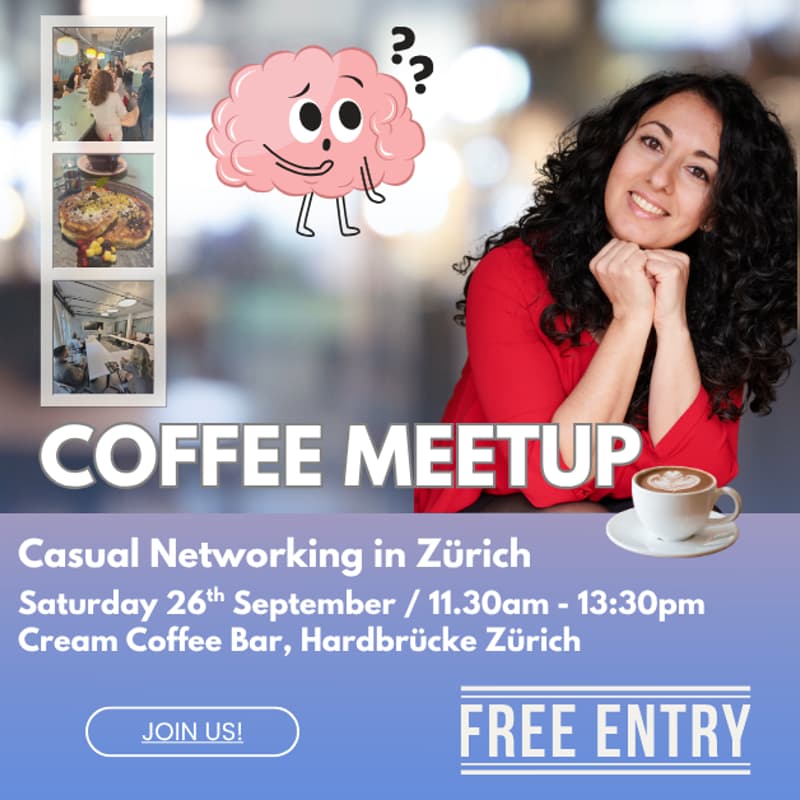 Cover Image for Coffee Meetup Zürich #6th - MEET YOUR INNER SABOTEURS - Discover the patterns that hold you back 🧠 ⚡