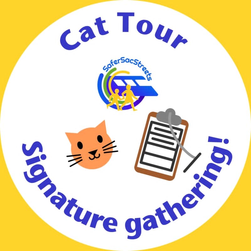 Cover Image for Safer Sac Streets Signature Gathering: NorCal Resist Cat Tour