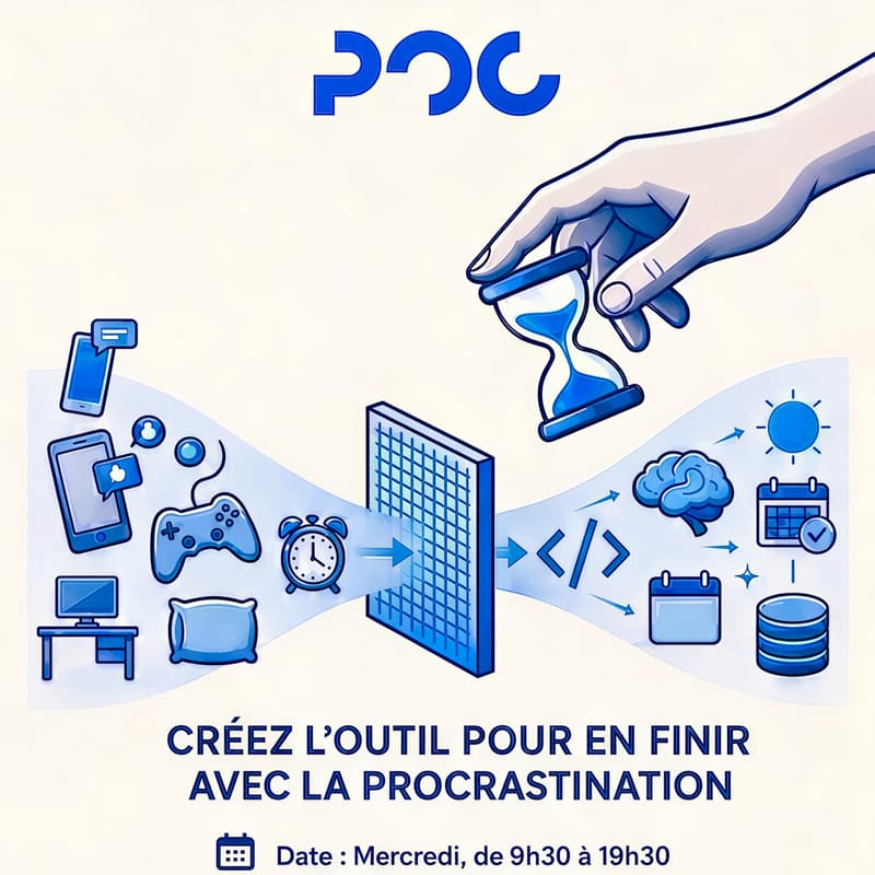 Cover Image for Hackathon PoC: 10h pour en finir avec la procrastination