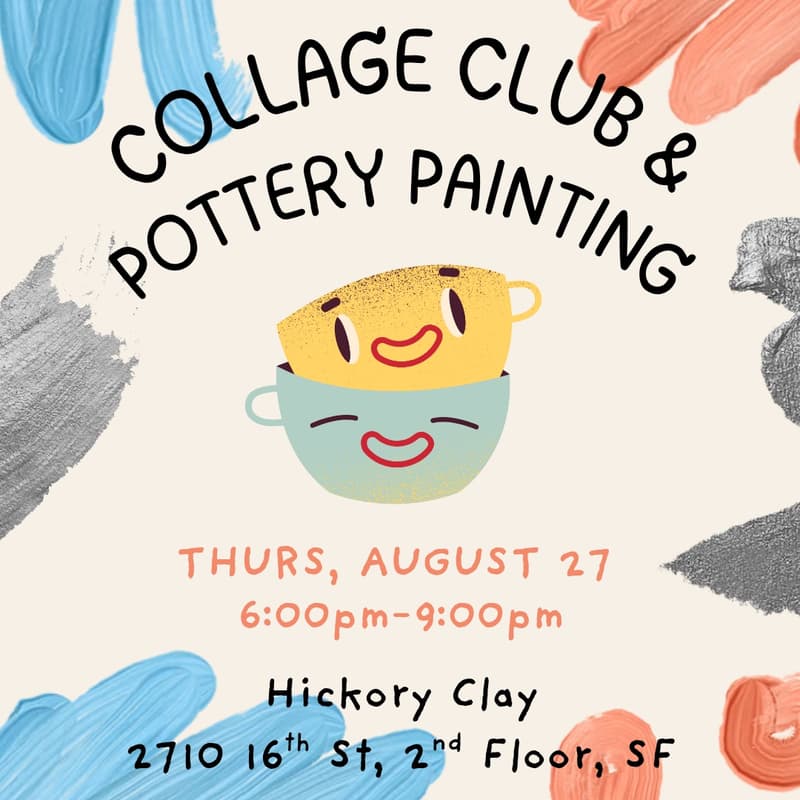 Cover Image for Collage & Pottery Painting