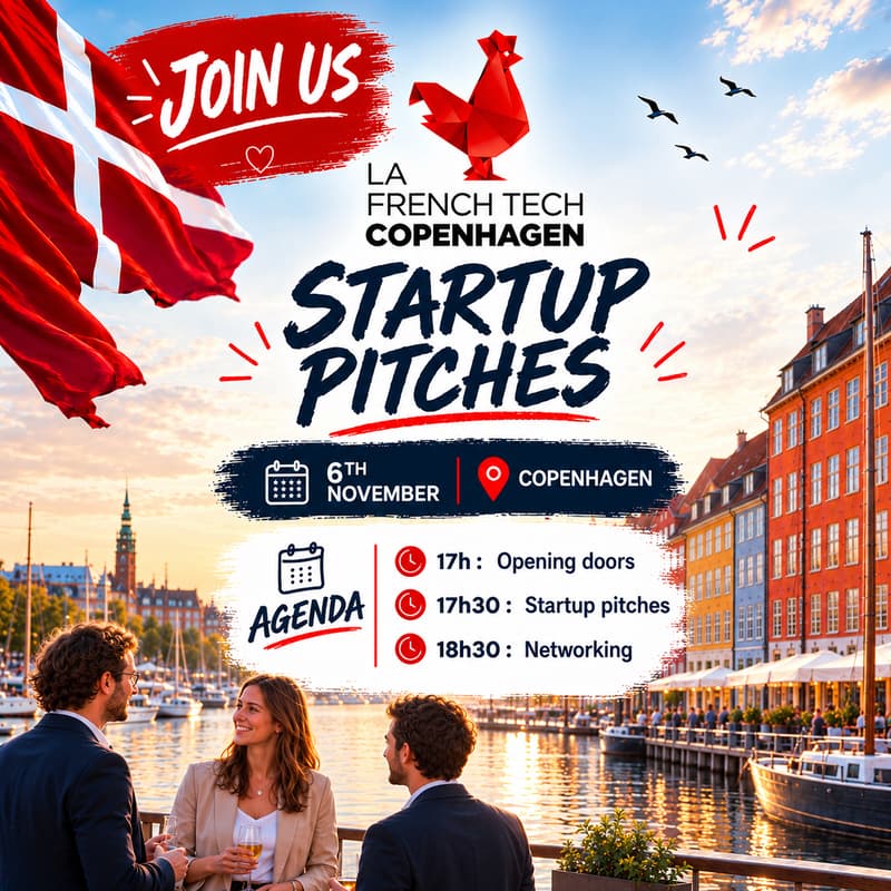 Cover Image for Startup pitches & Networking With French Tech Copenhagen