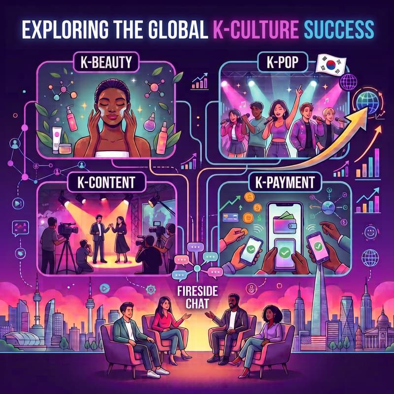 Cover Image for Fireside Chat: Insights from K-Culture & Tech + Giveaway