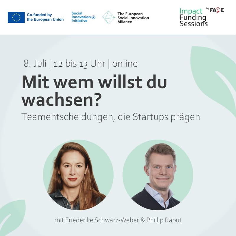 Cover Image for Mit wem willst du wachsen? Teamentscheidungen, die Startups prägen