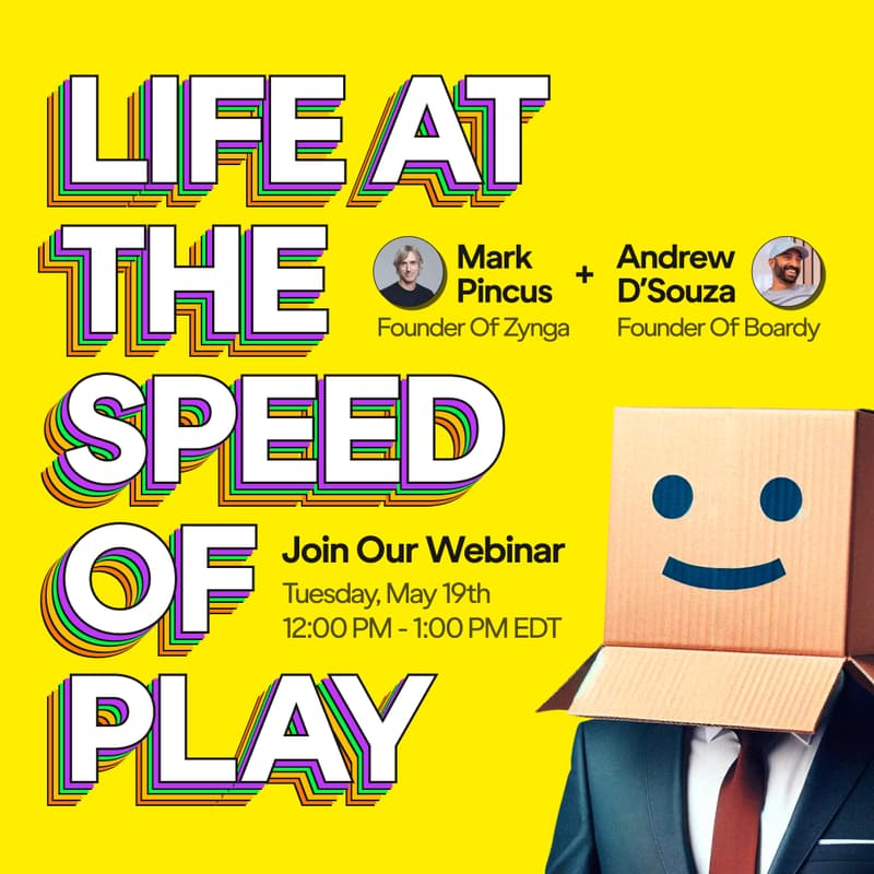 Cover Image for Mark Pincus and Boardy on Life at the Speed of Play: Moderated by Andrew D'Souza