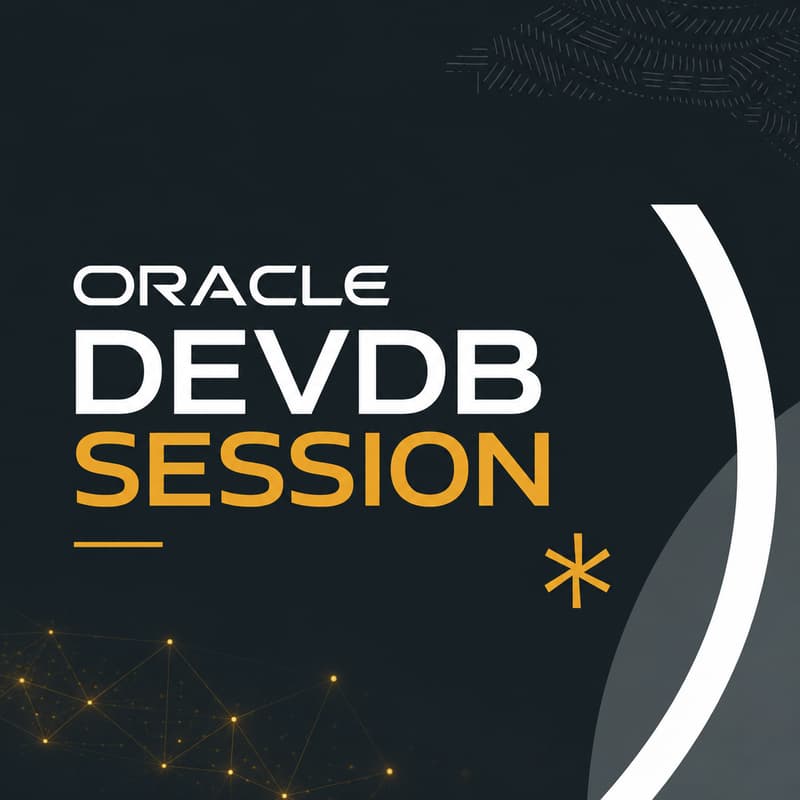 Cover Image for Oracle DevDB Session