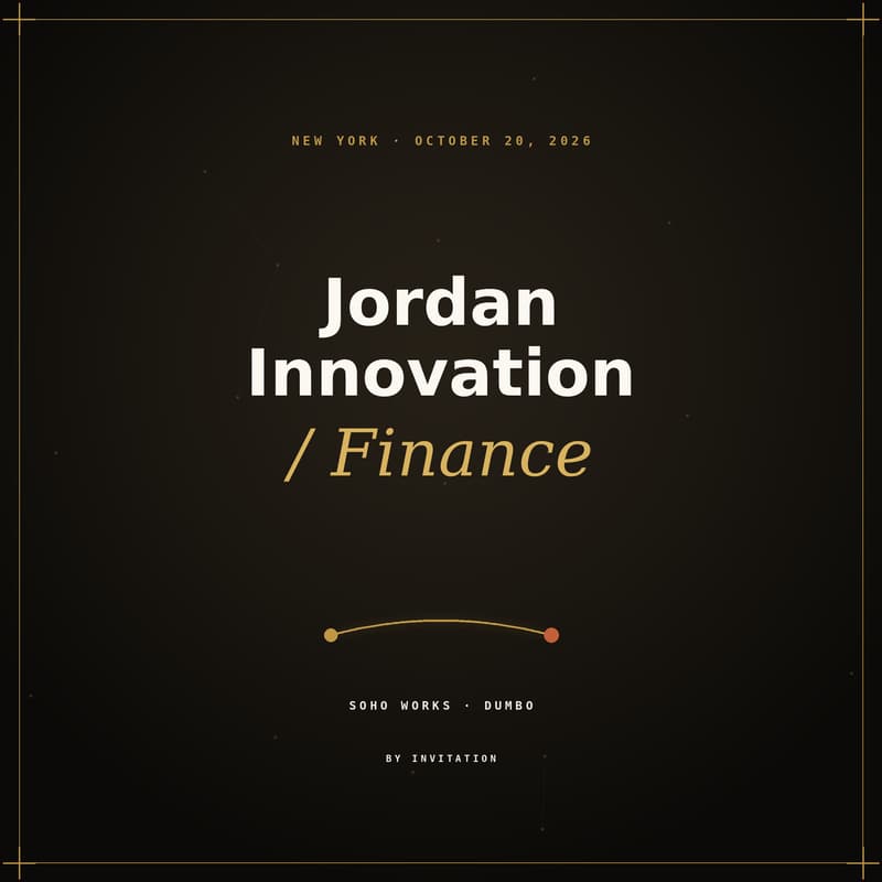 Cover Image for Jordan Innovation / Finance