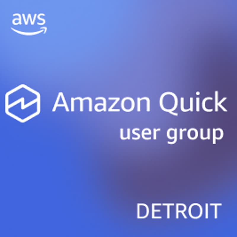 Cover Image for Amazon Quick User Group - Detroit