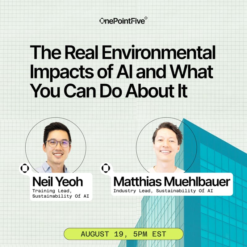 Cover Image for The Real Environmental Impacts of AI and What You Can Do About It