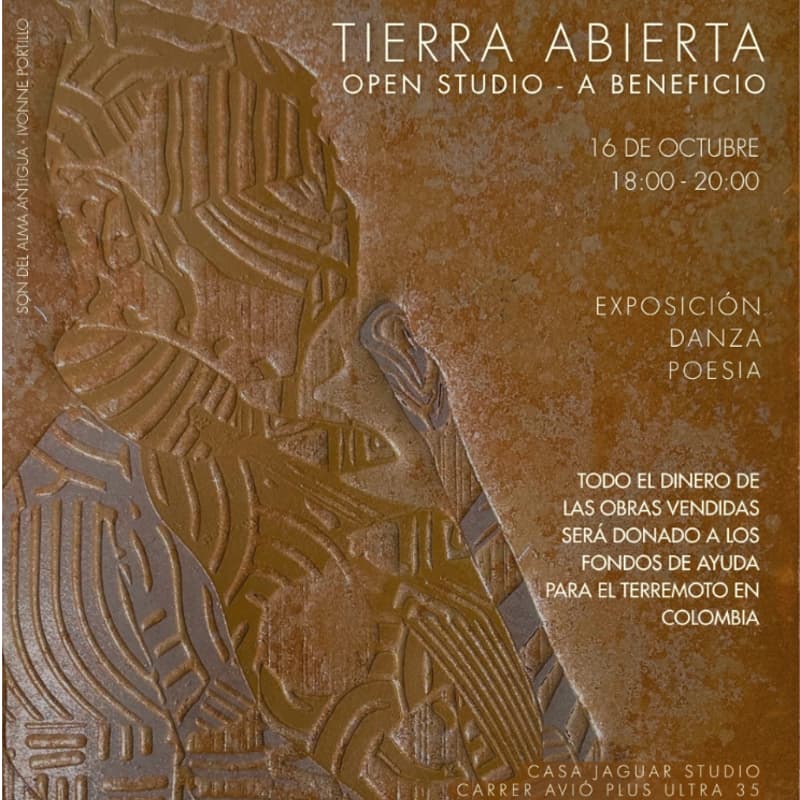 Cover Image for TIERRA ABIERTA Open Studio • A Beneficio por Colombia