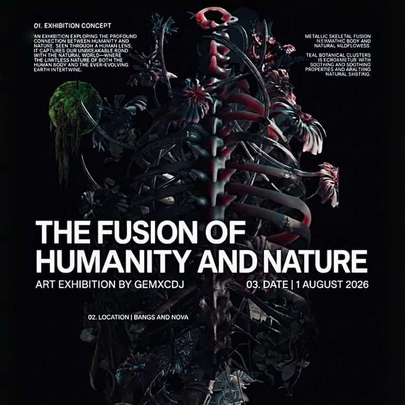 Cover Image for The Fusion of Humanity and Nature: Art Exhibition by GEMXCDJ