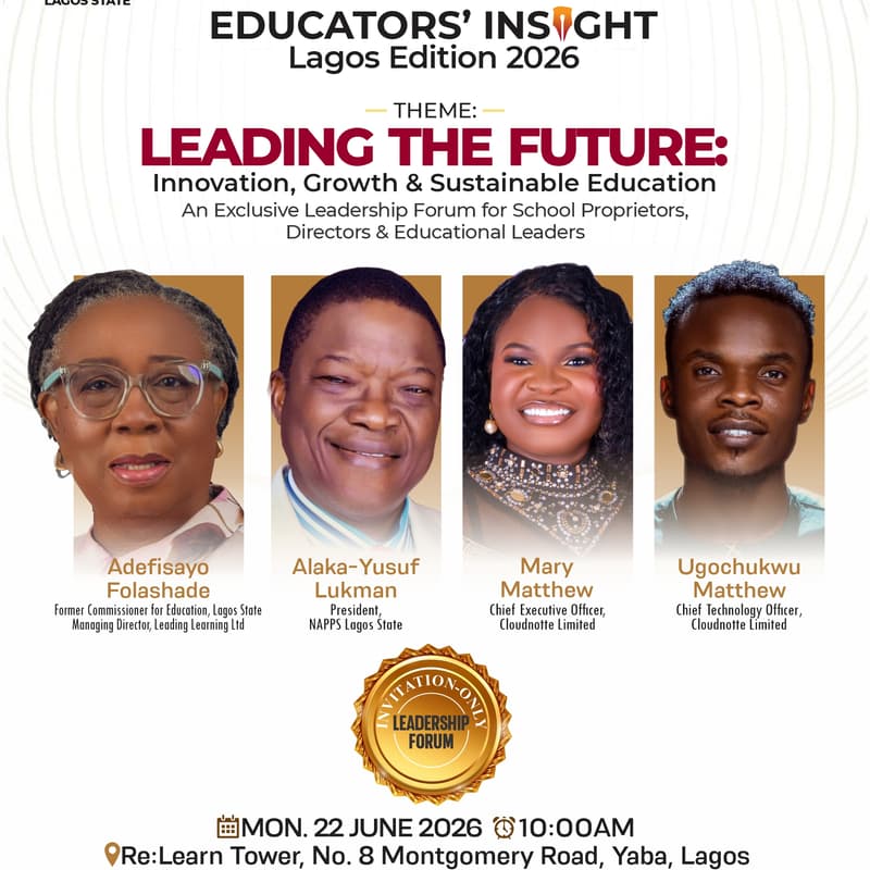 Cover Image for Educators' Insight Lagos Edition 2026