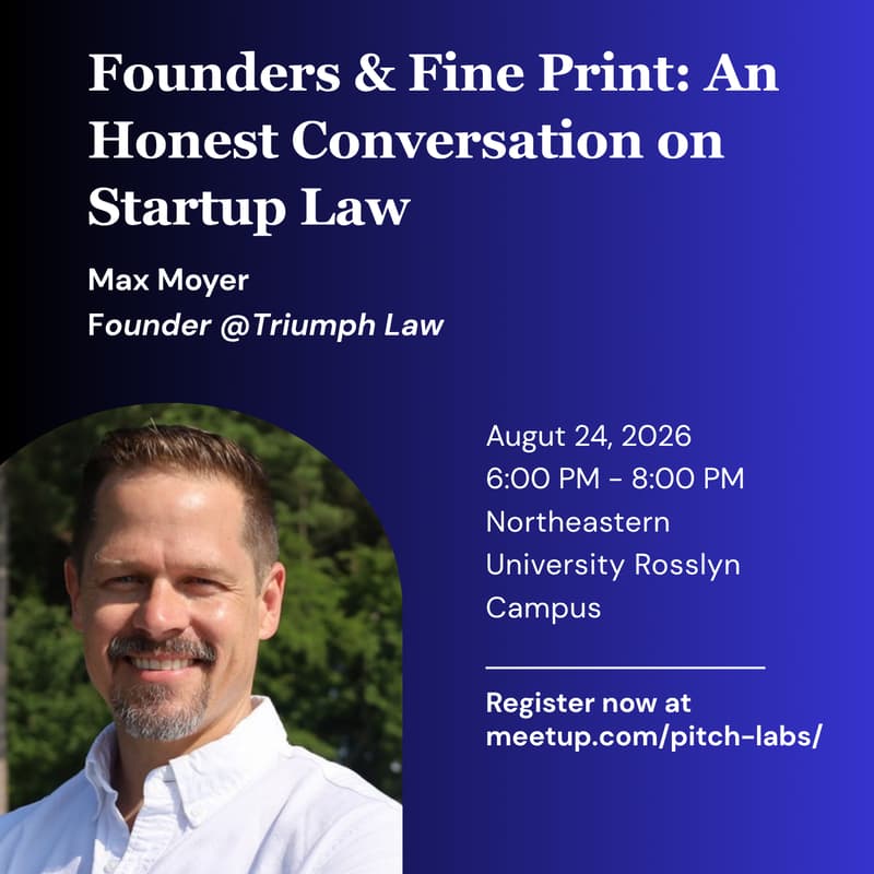 Cover Image for RESCHEDULED: Founders & Fine Print: An Honest Conversation about Startup Law