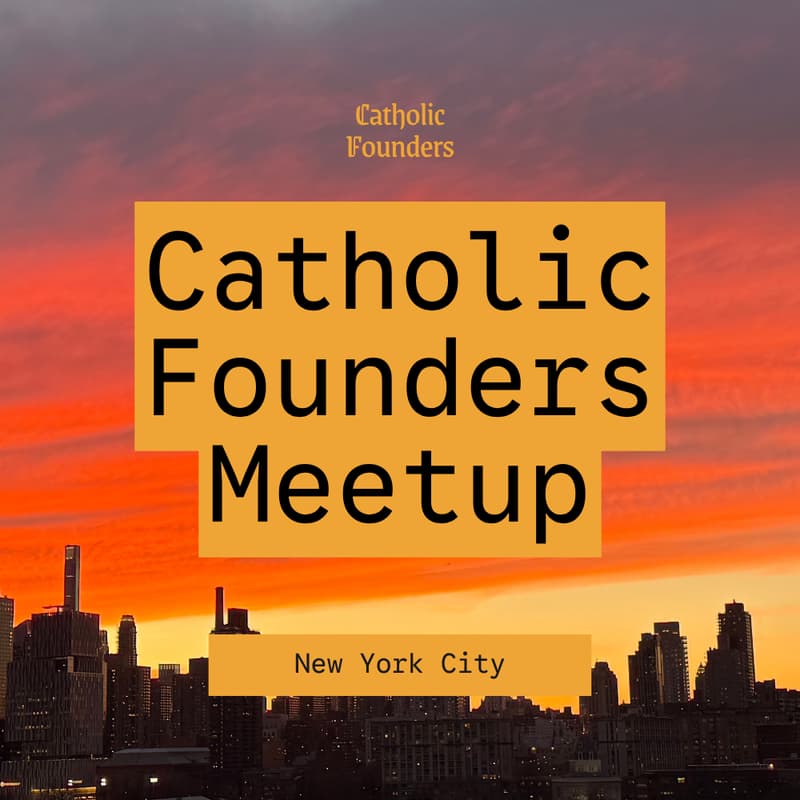 Cover Image for Catholic Founders Meetup | NYC, NY - Holy Smokes! Rooftop BBQ ðŸŒ