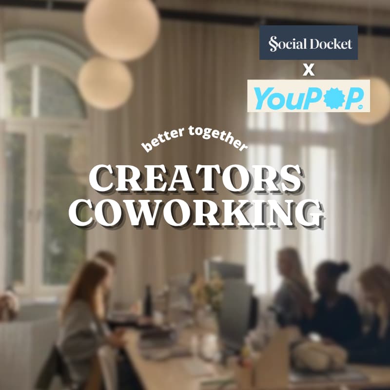 Cover Image for Social Docket: June Creators Coworking ft. YouPop