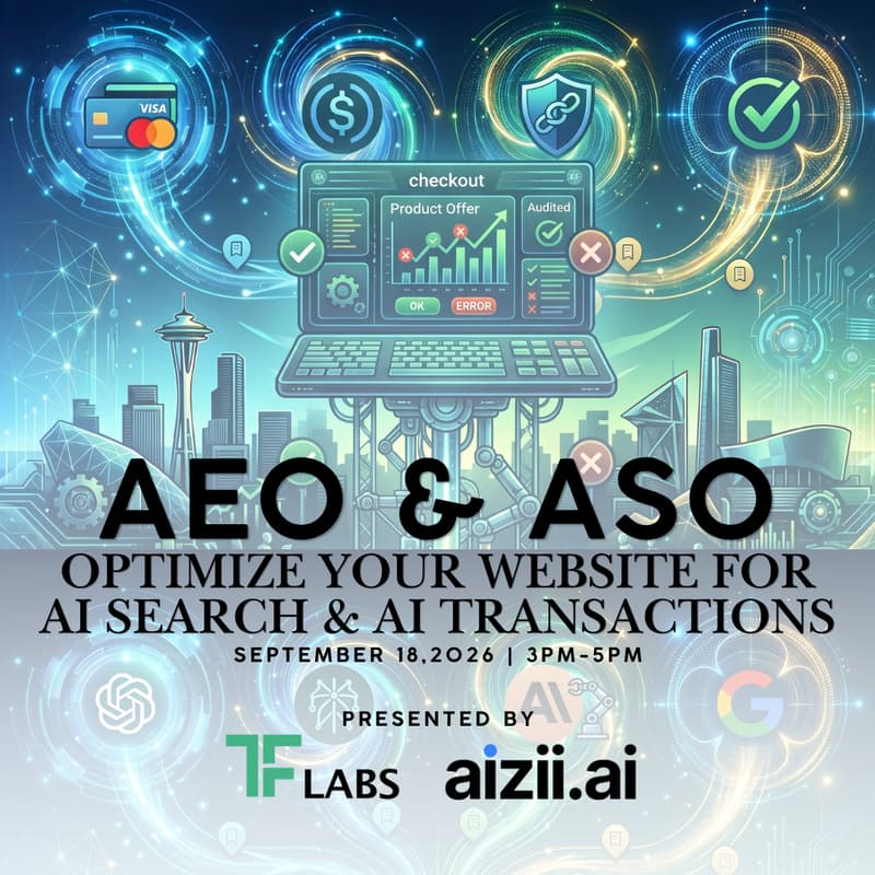 Cover Image for AEO & ASO: Optimize your business for AI Search & AI Transactions | Aizii.ai & TF Labs