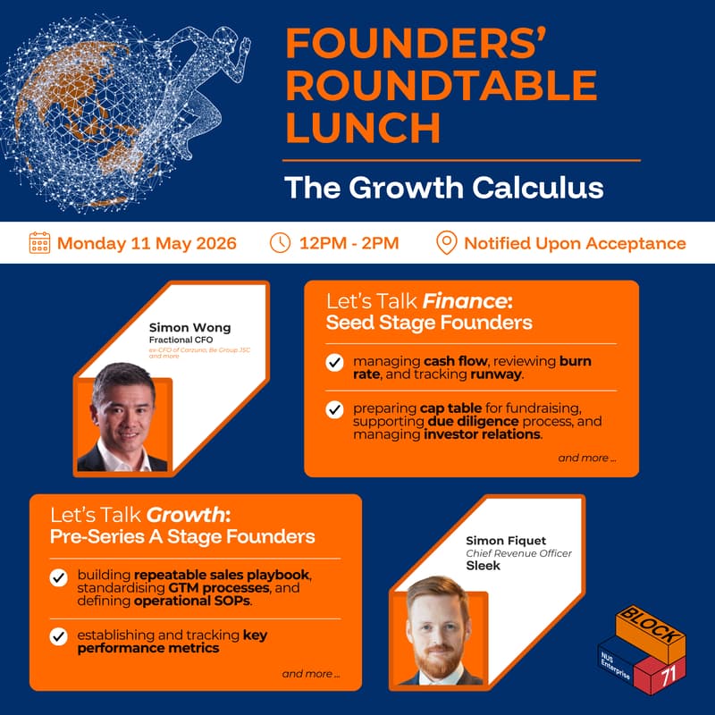 Cover Image for Founders' Roundtable Lunch: The Growth Calculus