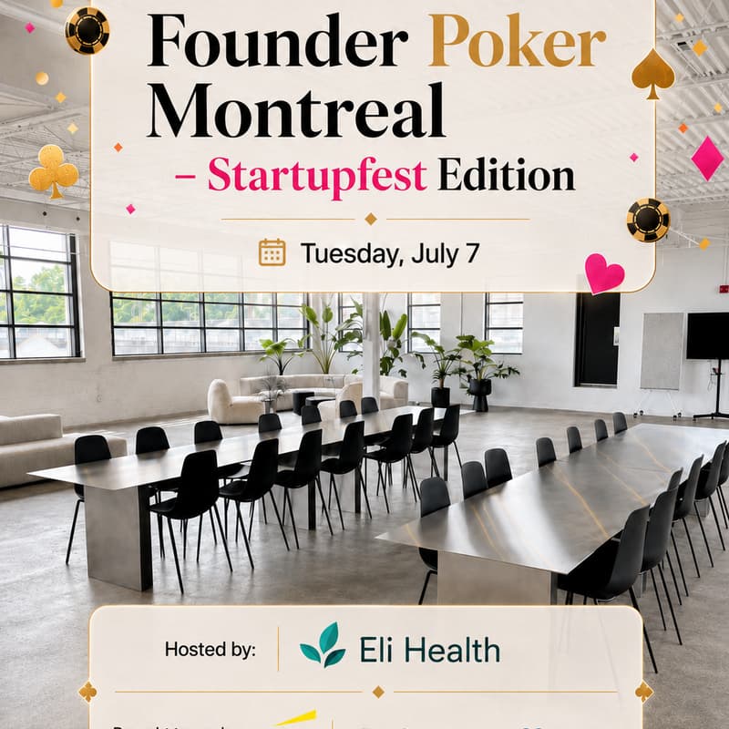 Cover Image for MTL Founder Poker #16 - Startupfest Edition