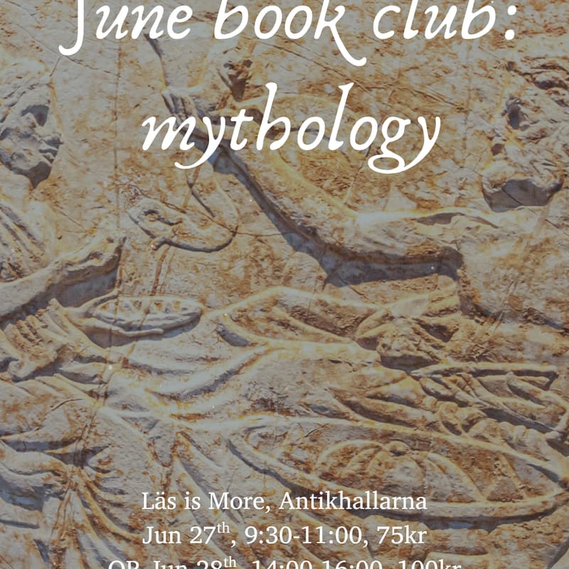 Cover Image for June Book Club: Mythology (session 2)